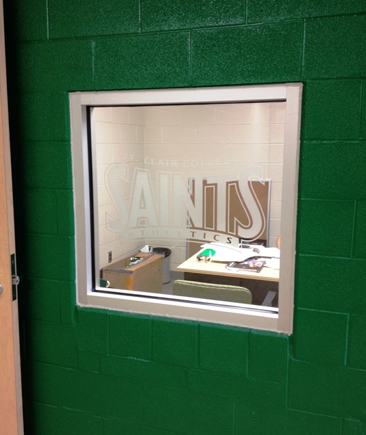 St. Clair College window