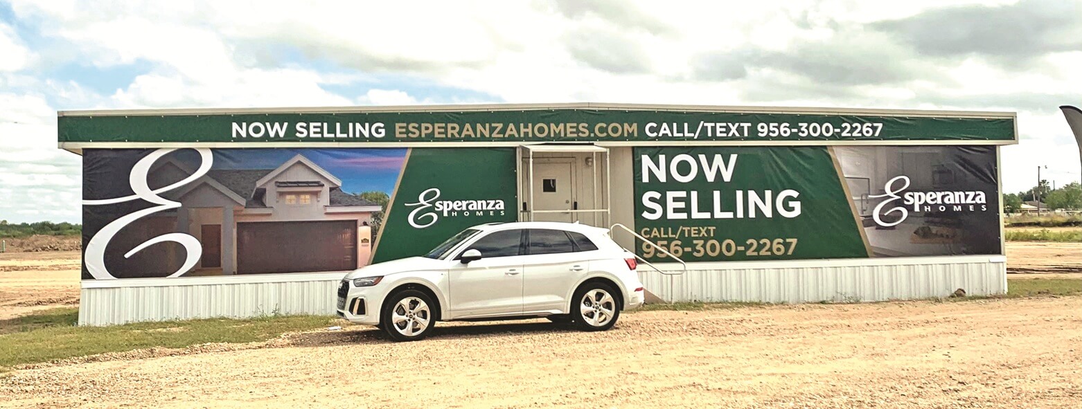 Esperanza Homes custom banner