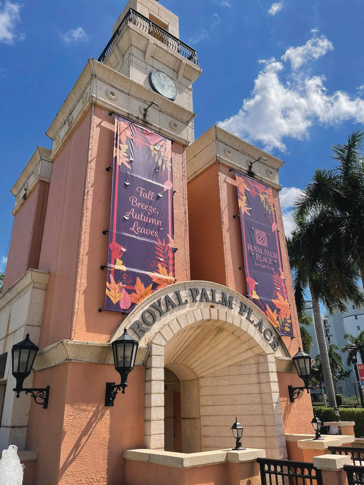 Royal Palm Place exterior signage