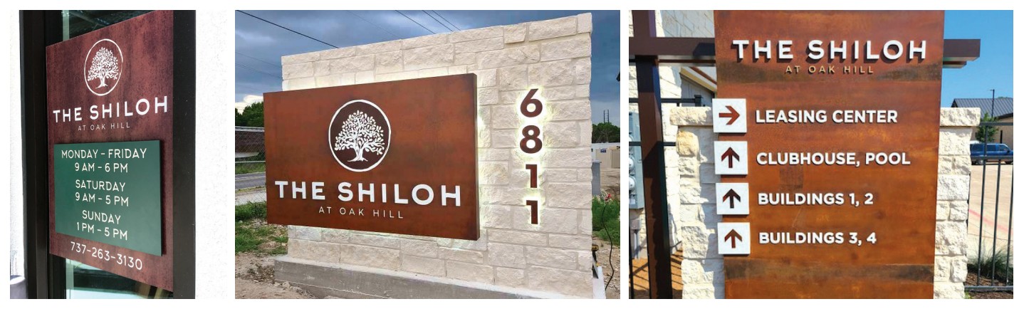 custom signage at The Shiloh