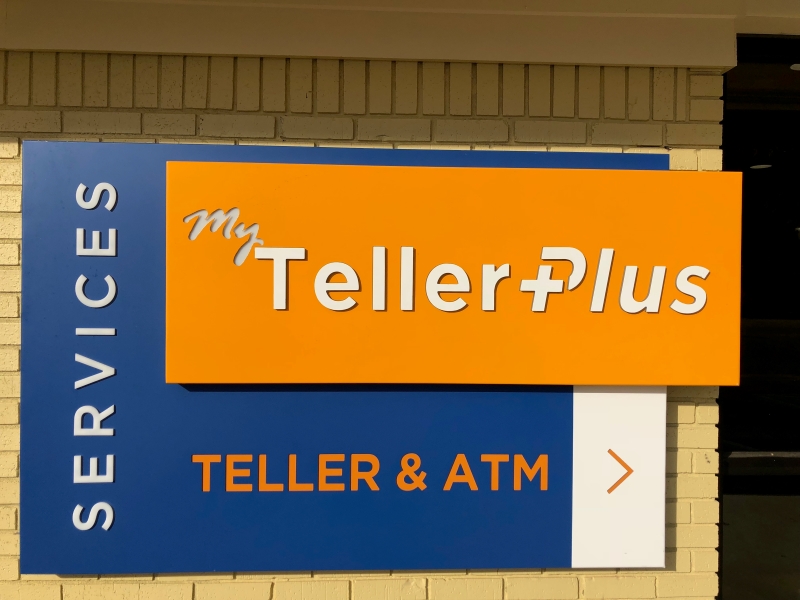 Central Sunbelt Teller and ATM sign
