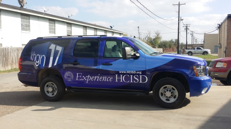 Experience HCISD Car Wrap