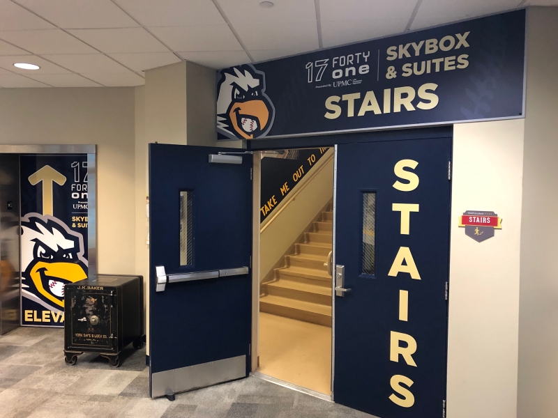 York Revolution Baseball Stair Entrance