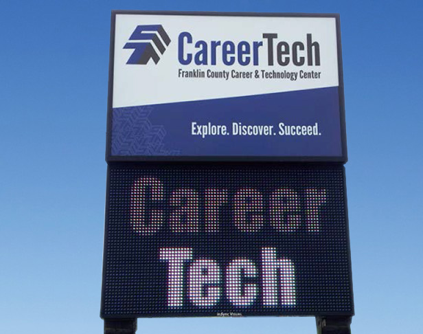 Career Tech Center sign