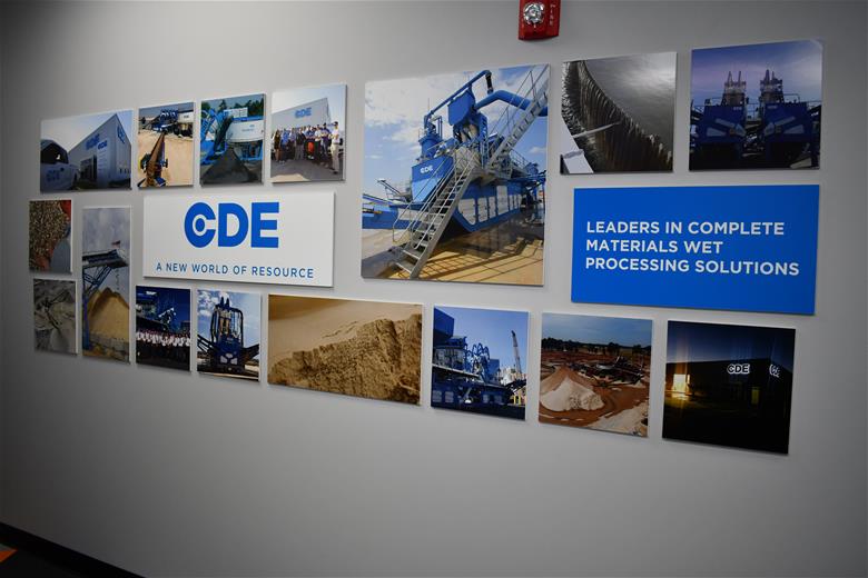 CDE Global wall graphics