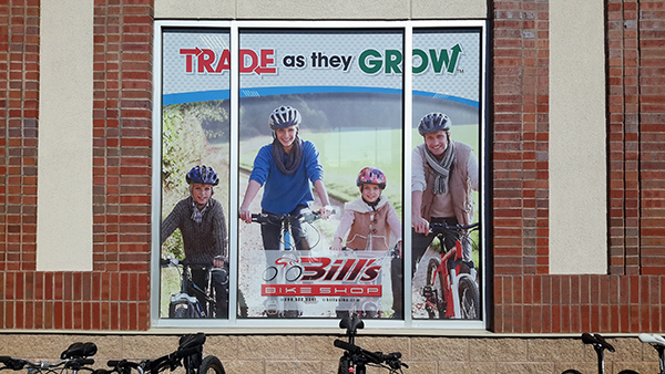 Bill’s Bike Shop window