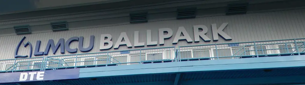 LMCU Ballpark sign