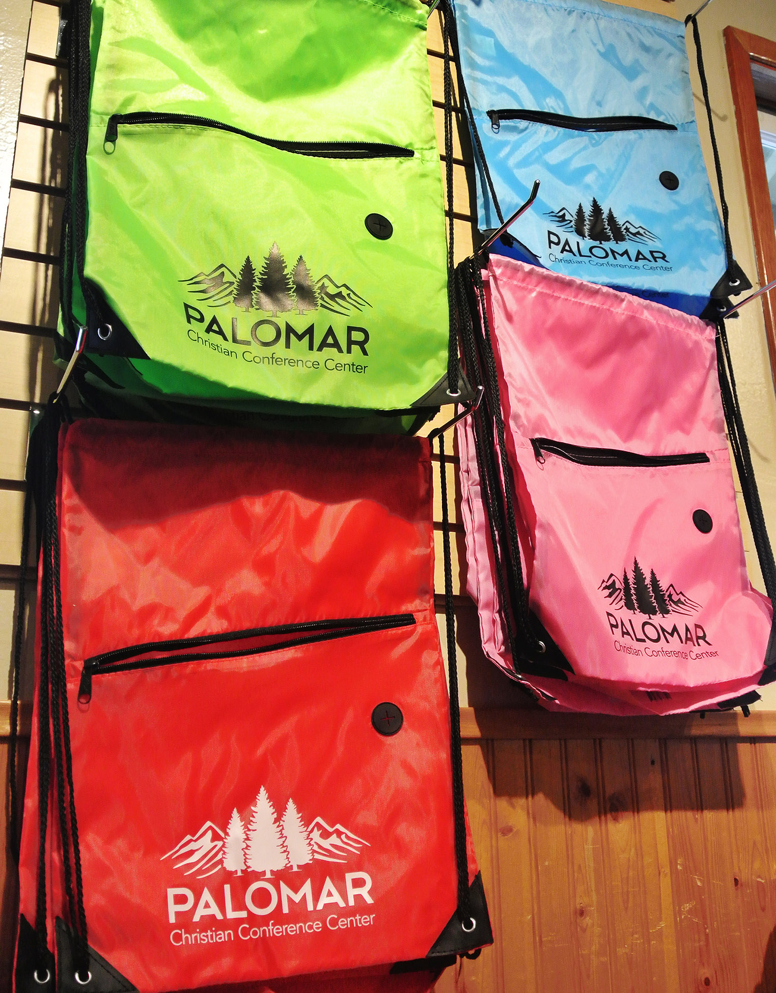 Palomar Christian Conference Center heat transfer bags