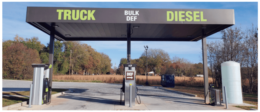 gas station pumps 