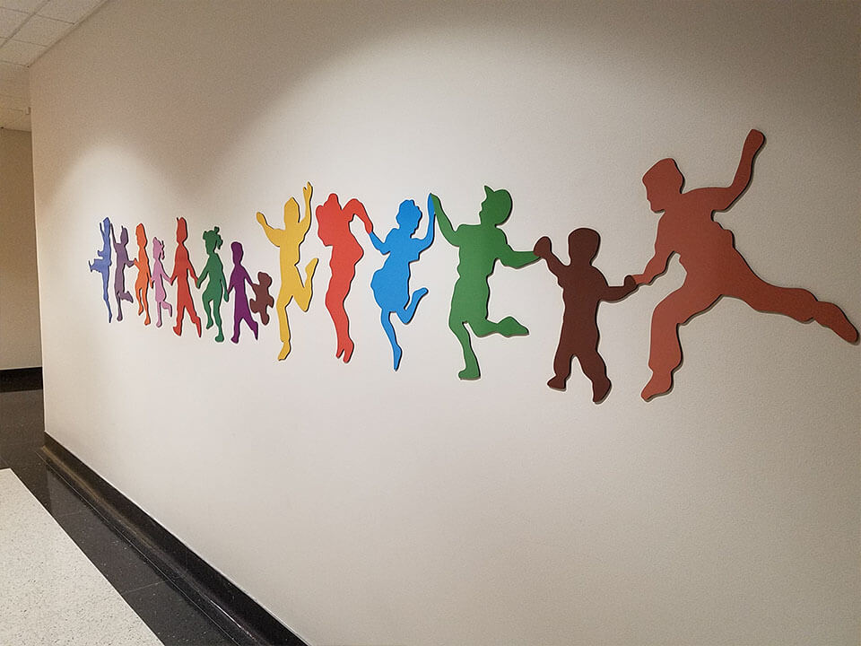 The Children’s Assessment Center hallway