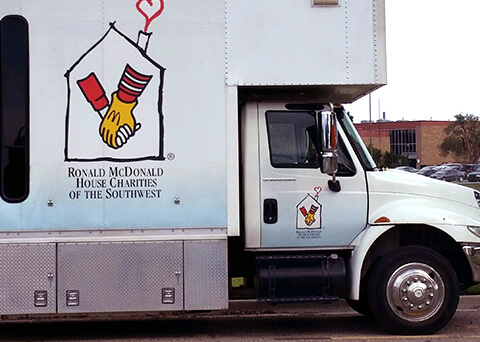 Ronald McDonald House Charities Truck