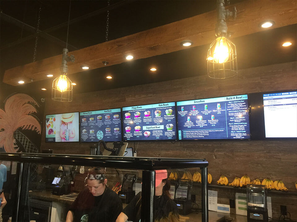 digital menu boards