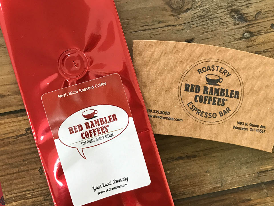 Red Rambler Coffees packaging
