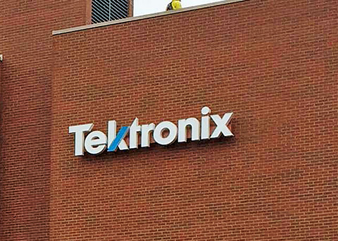 Tektronix exterior signage