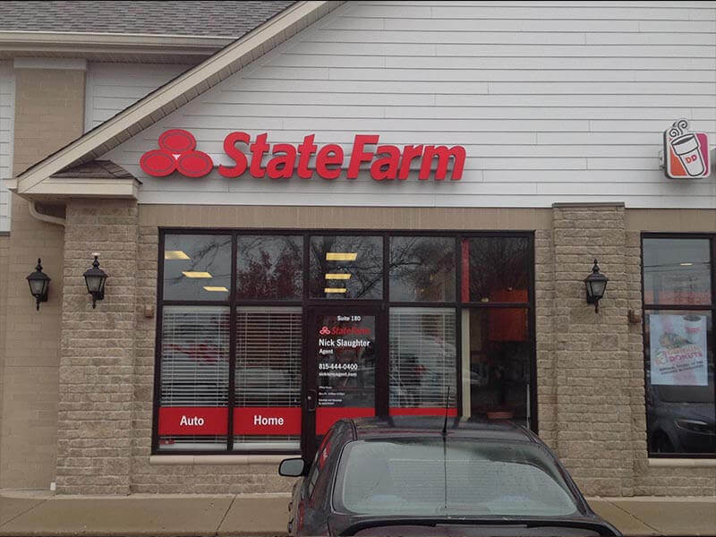 State Farm custom signage