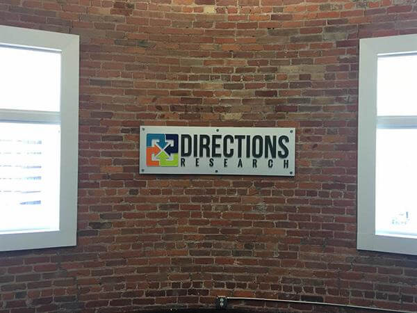 Directions Research signage