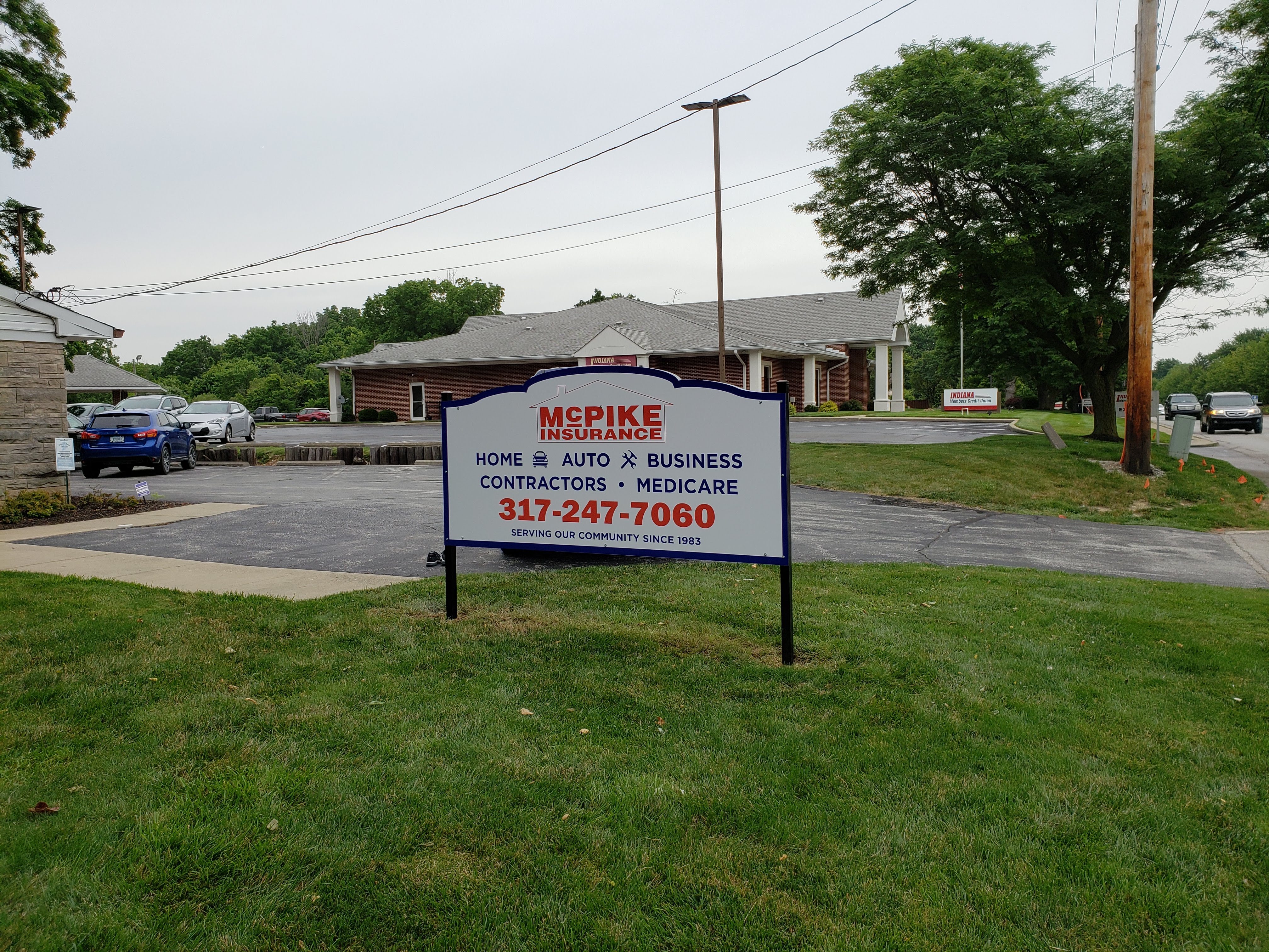 McPike Insurance Exterior Signage