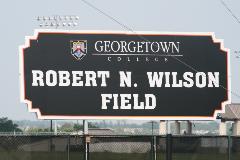 Georgetown College Robert N. Wilson Field signage
