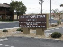 Destiny Christian Center monument signage