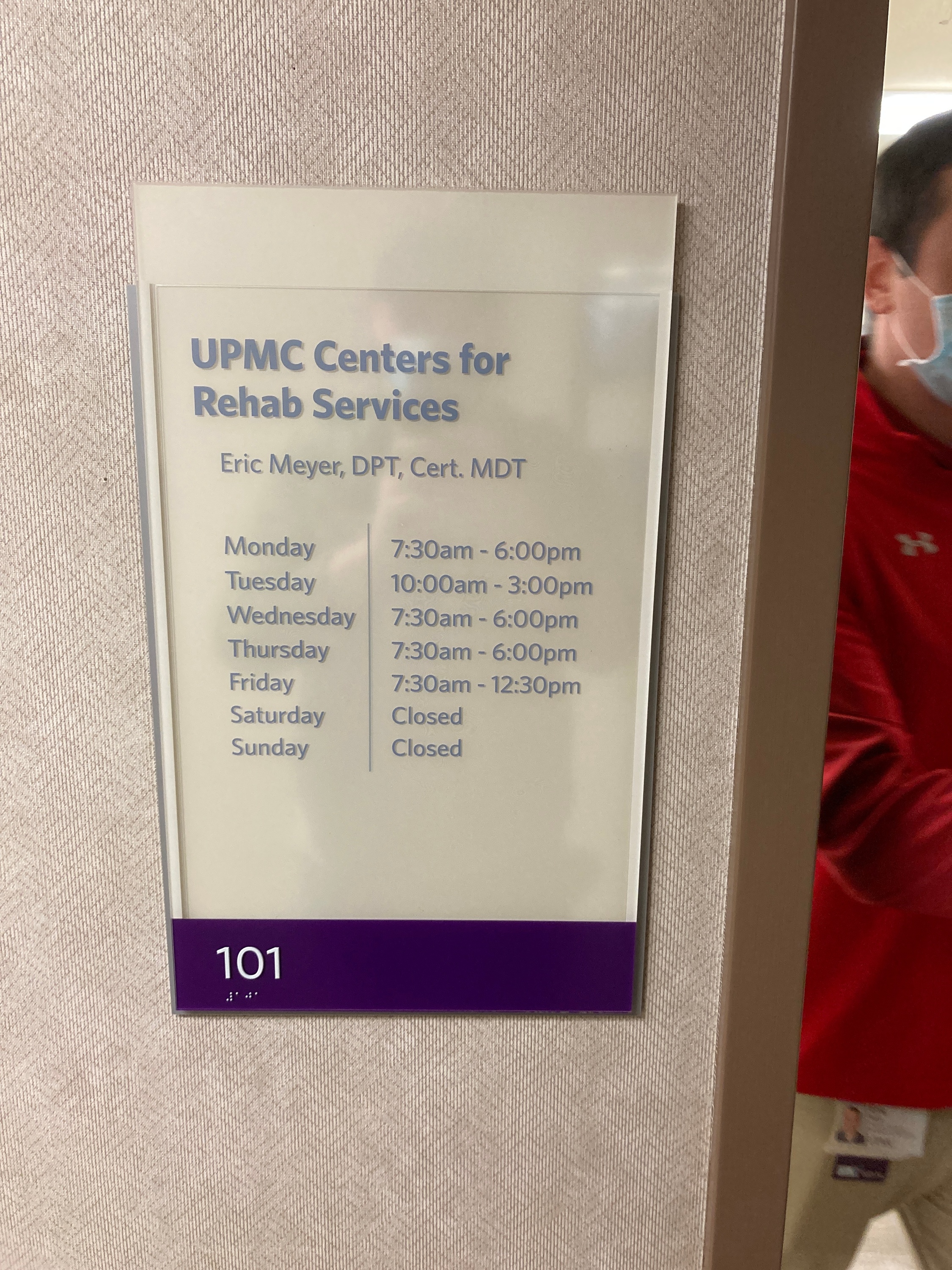 Business Hours ADA Signage