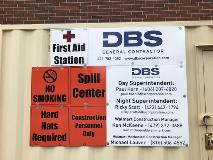 First aid station signs