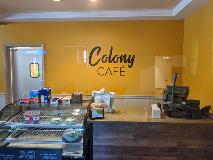 Colony Cafe custom signage