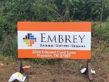 Embrey custom signage
