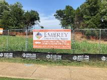 Embrey signage on fence