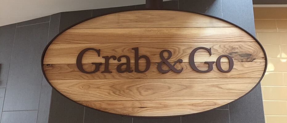 Custom Indoor Wood Plaques, Carved Wood Store Signs