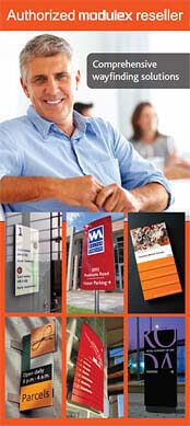 Authorized modulex reseller sign examples - comprehensive wayfinding solutions