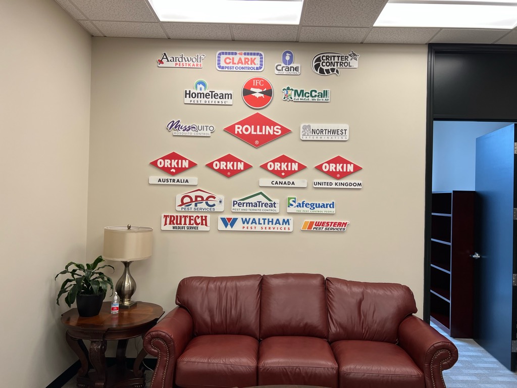 Various metal wall signs