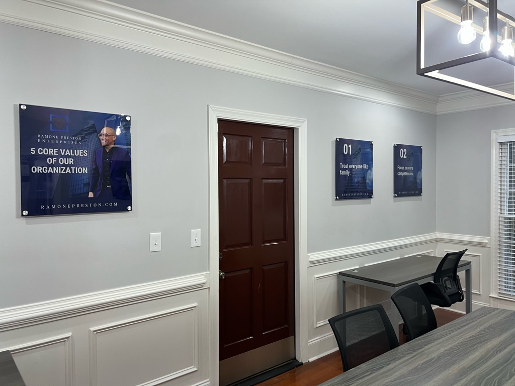 Core Values Acrylic with Standoffs