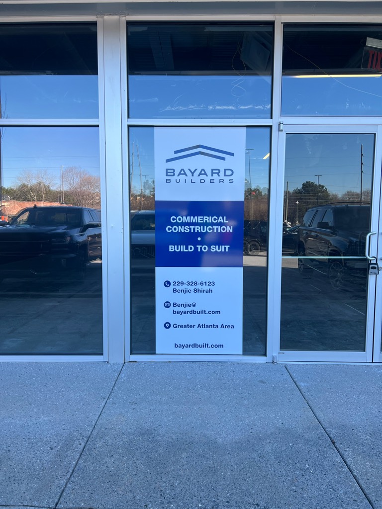 Bayard Builders Window Graphic