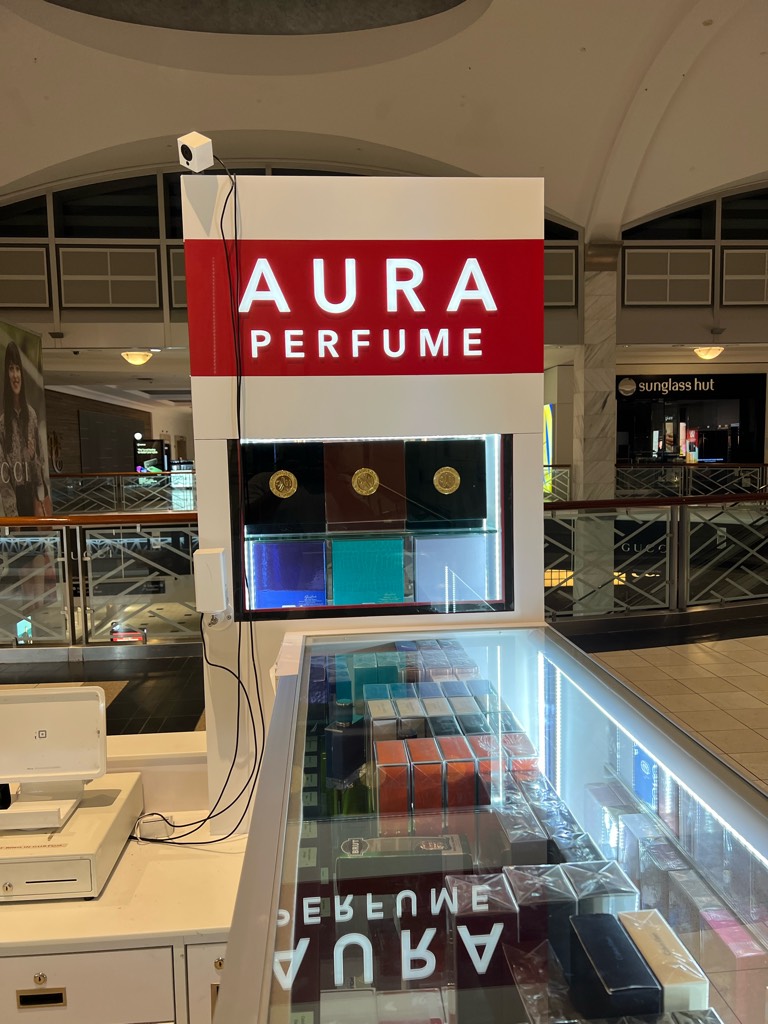 Aura Perfume Custom Signs