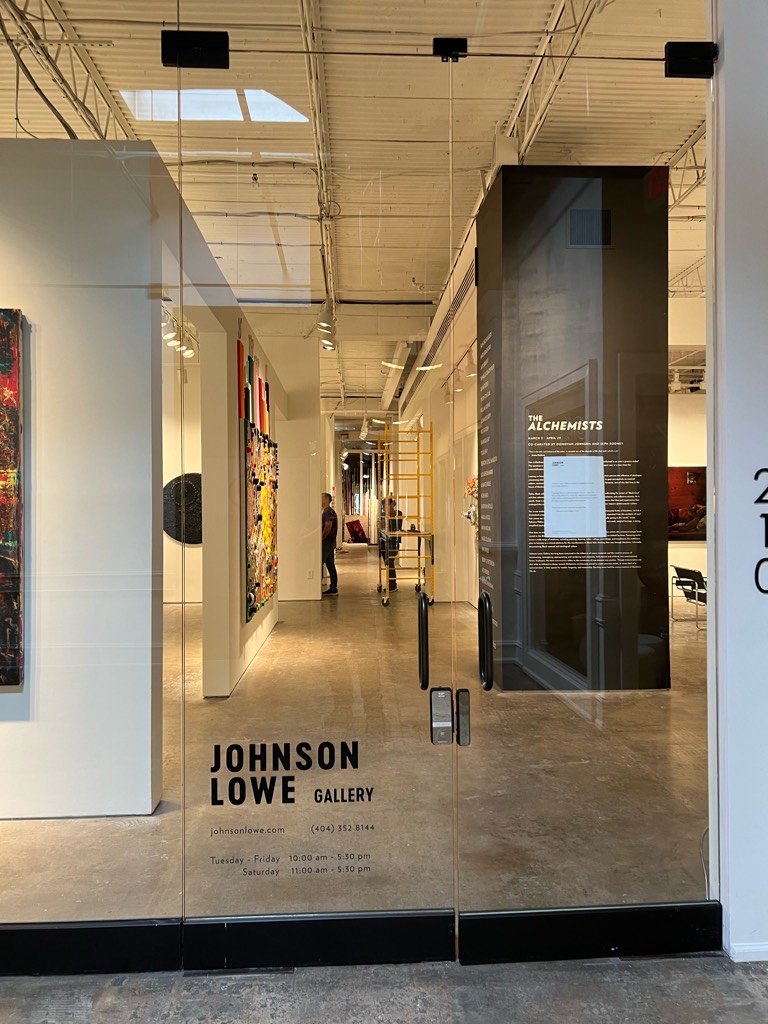Johnson Lowe Gallery Window Graphic