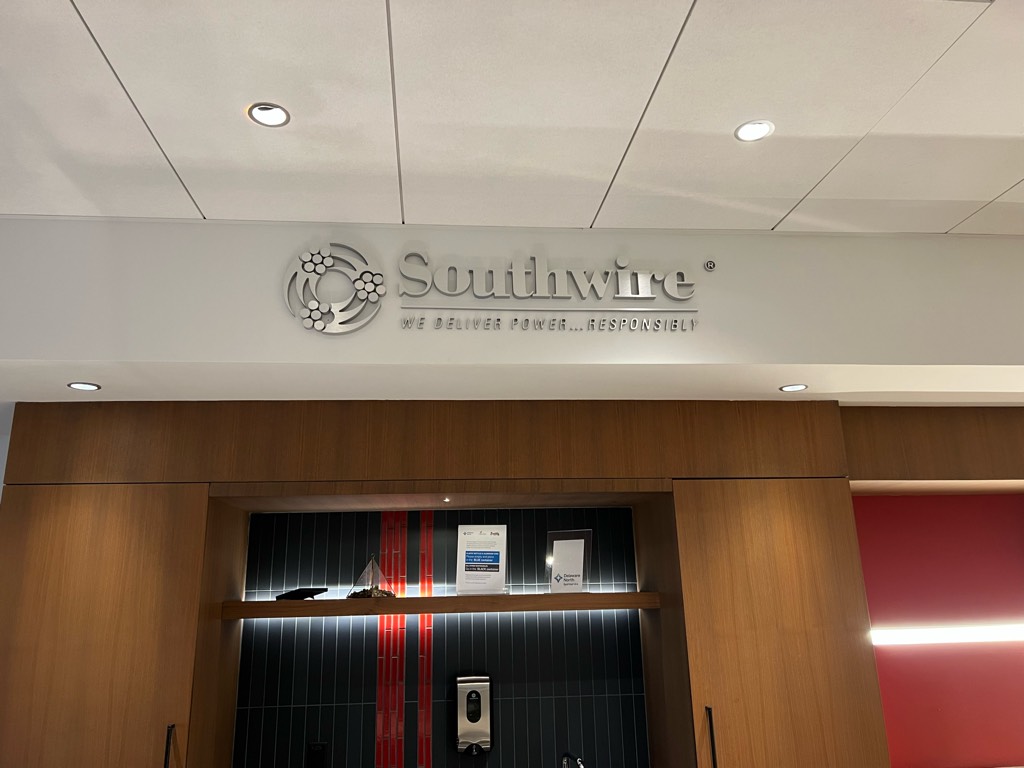 Southwire building signage