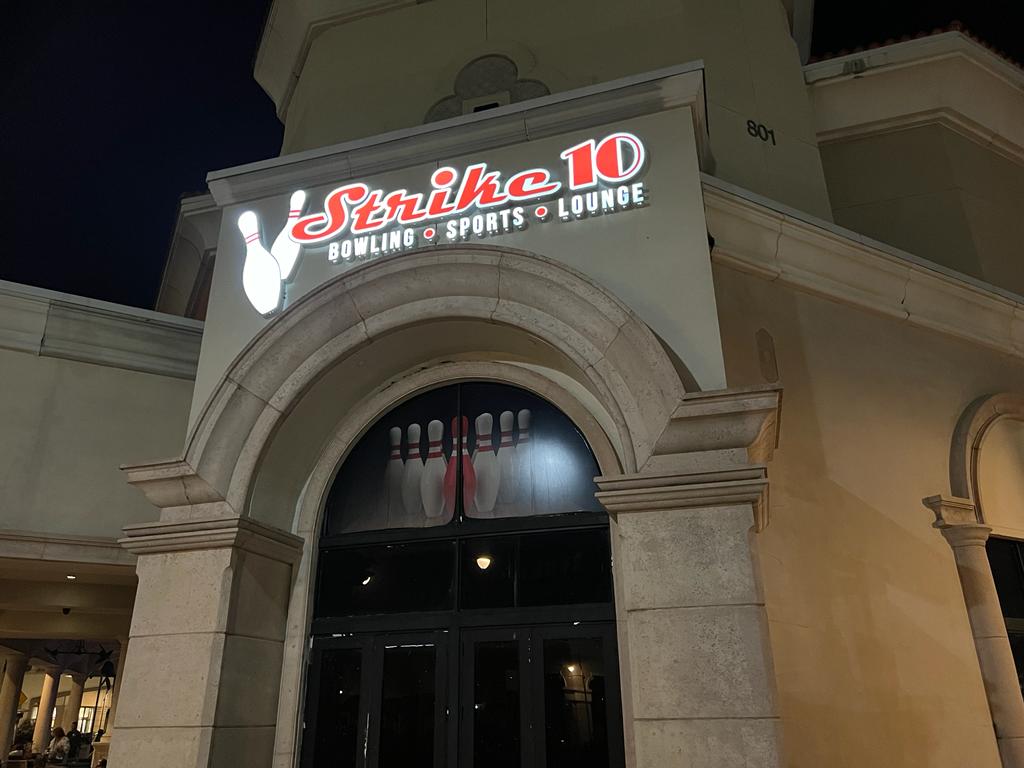 Illuminated Building Sign