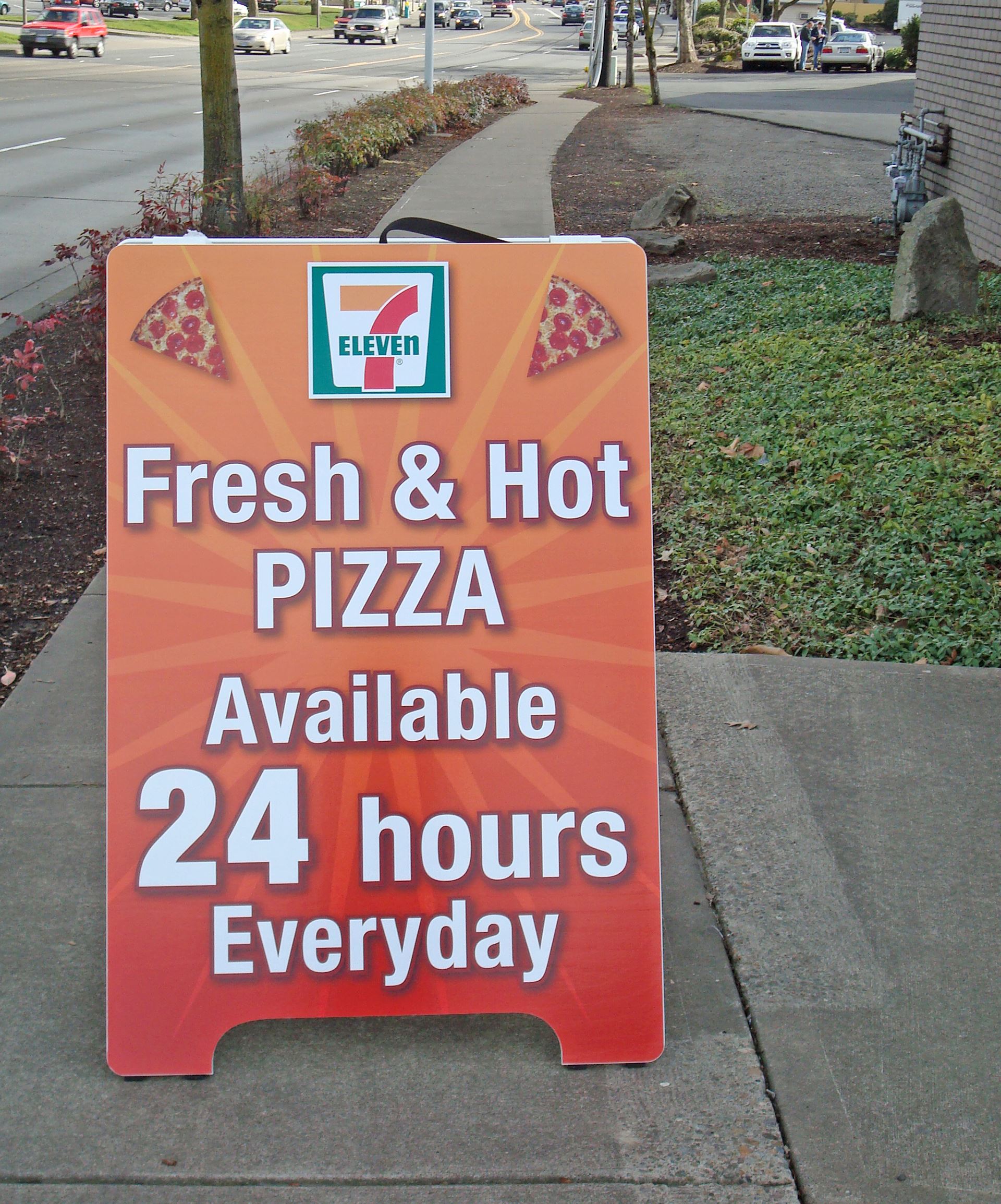 A-Frame Store Hours sign