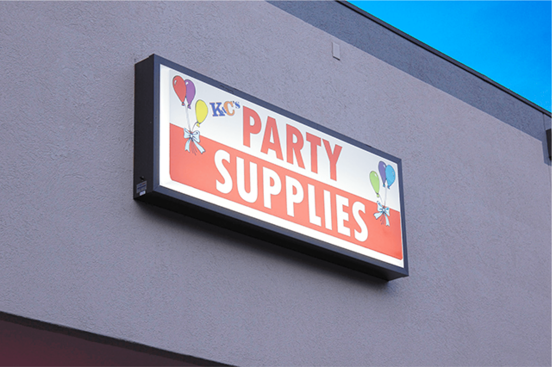 Party Supply Store Sign
