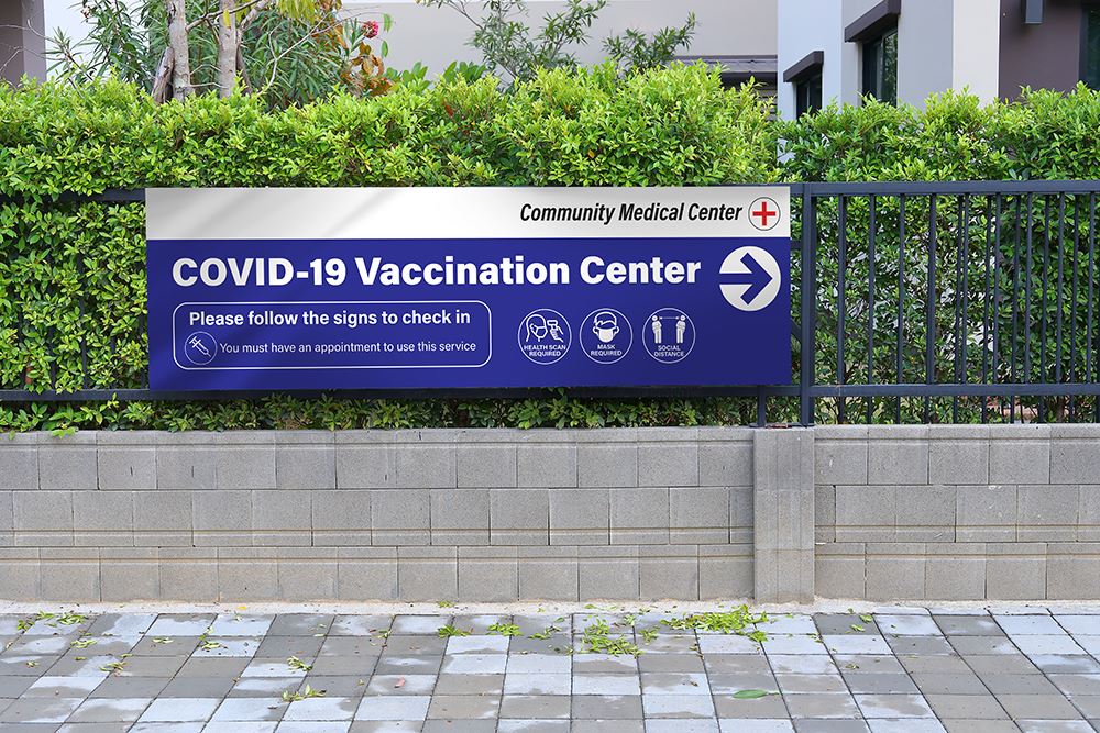 Vaccination Center Banner