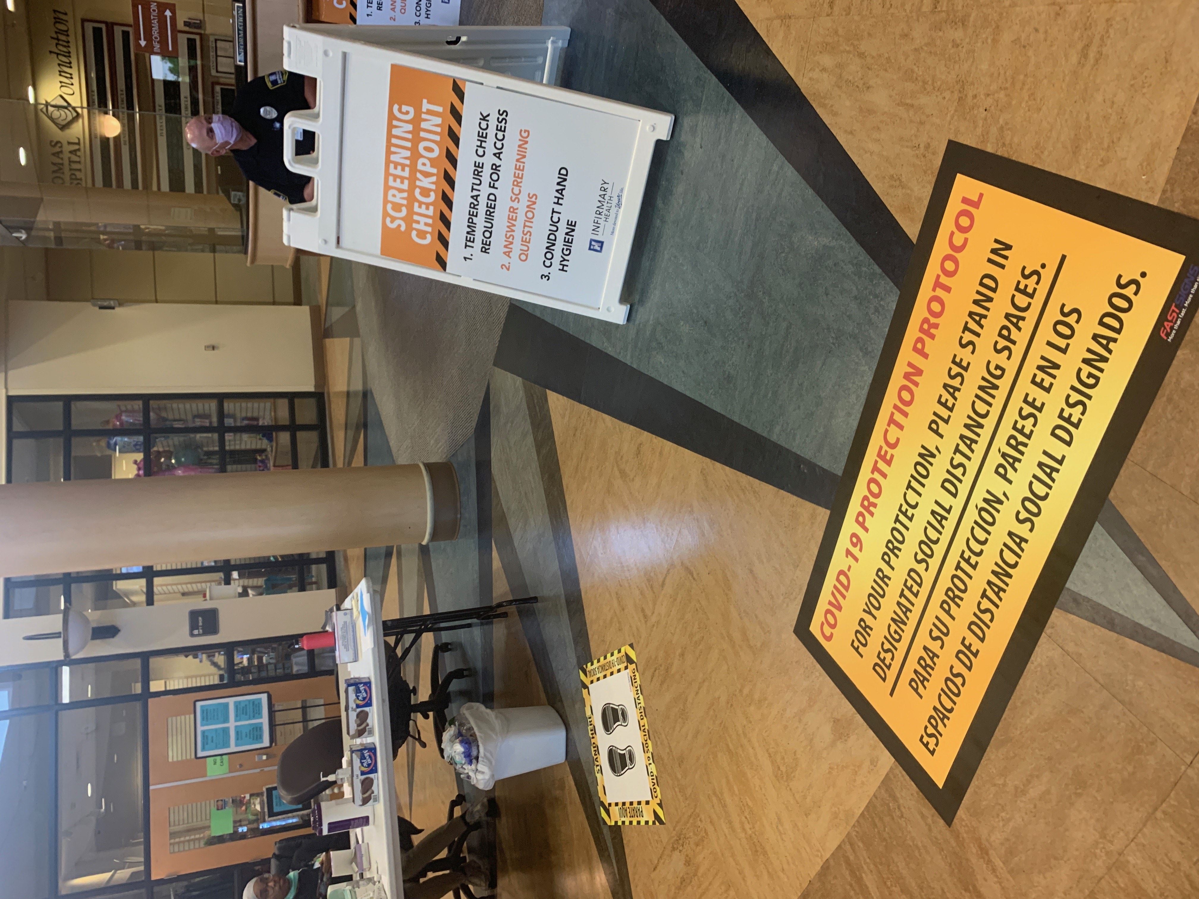 Screening Checkpoint Signage