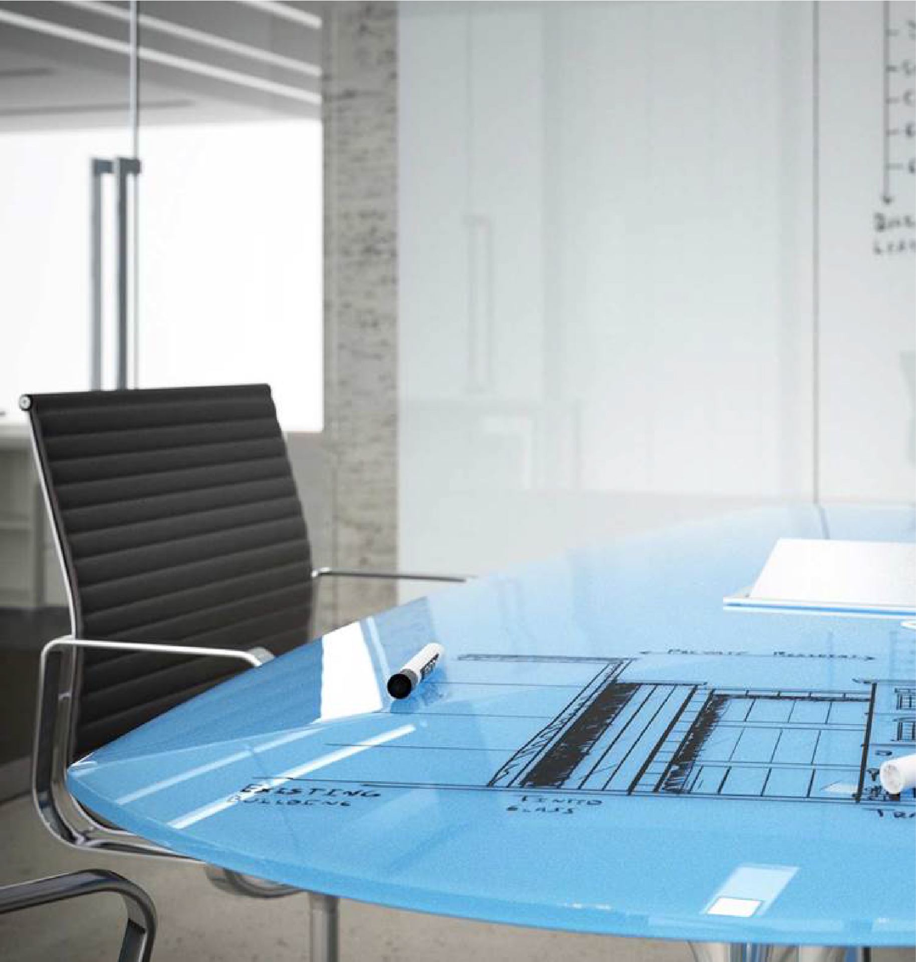 Conference Room Table Glassboard