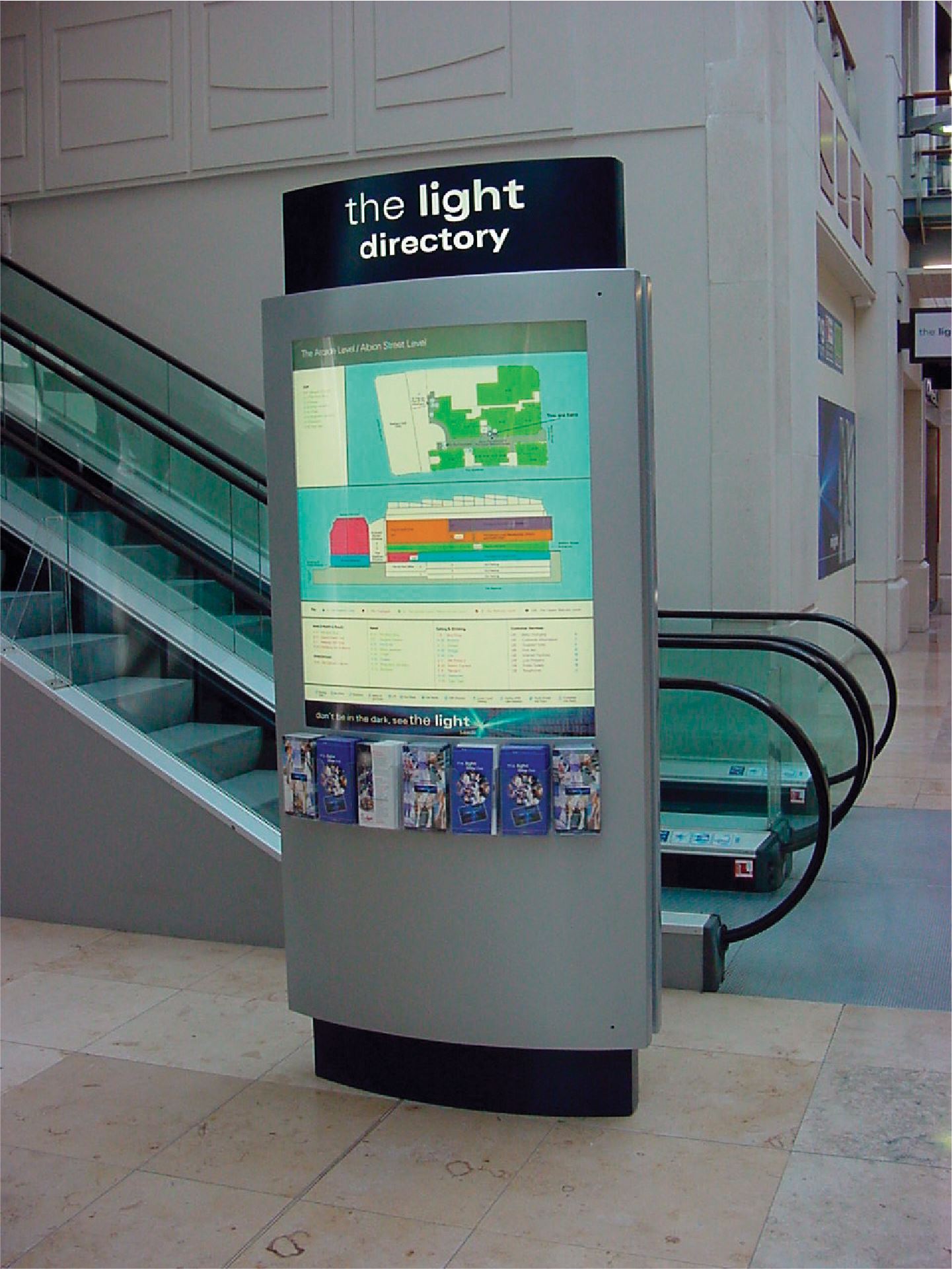 mall directory kiosk