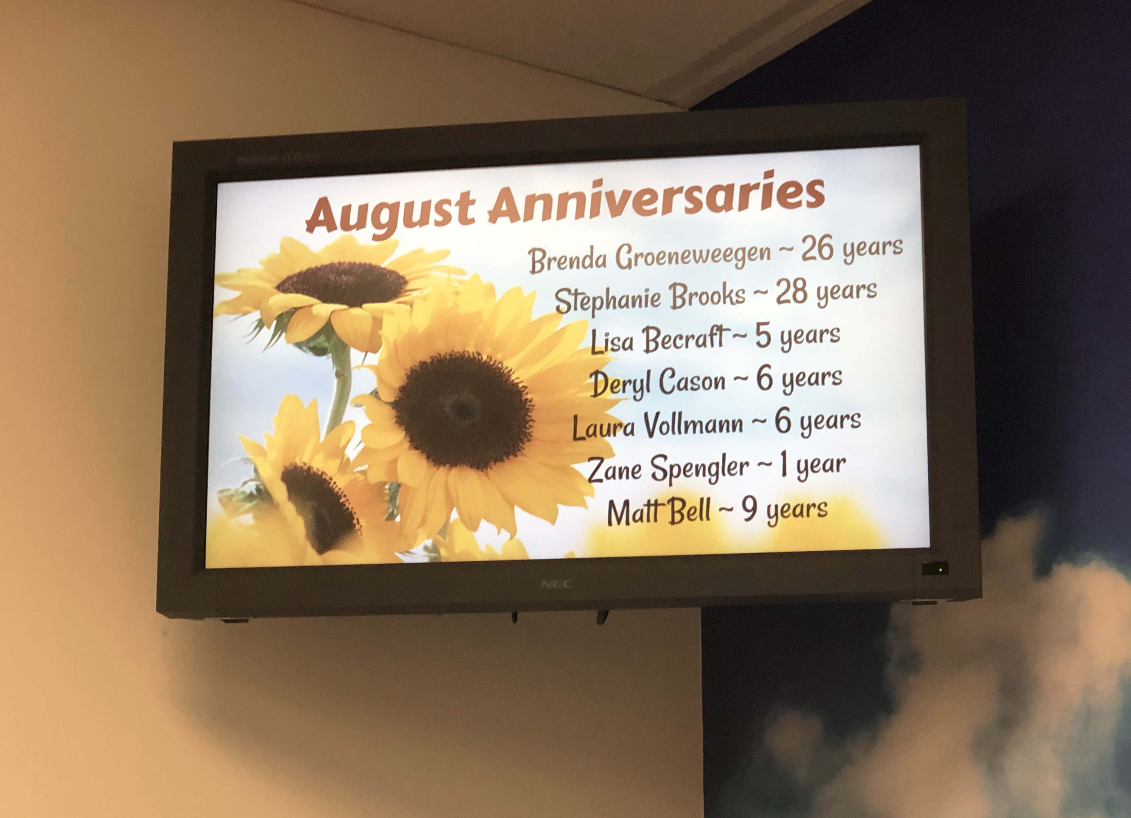 Anniversary Digital Poster