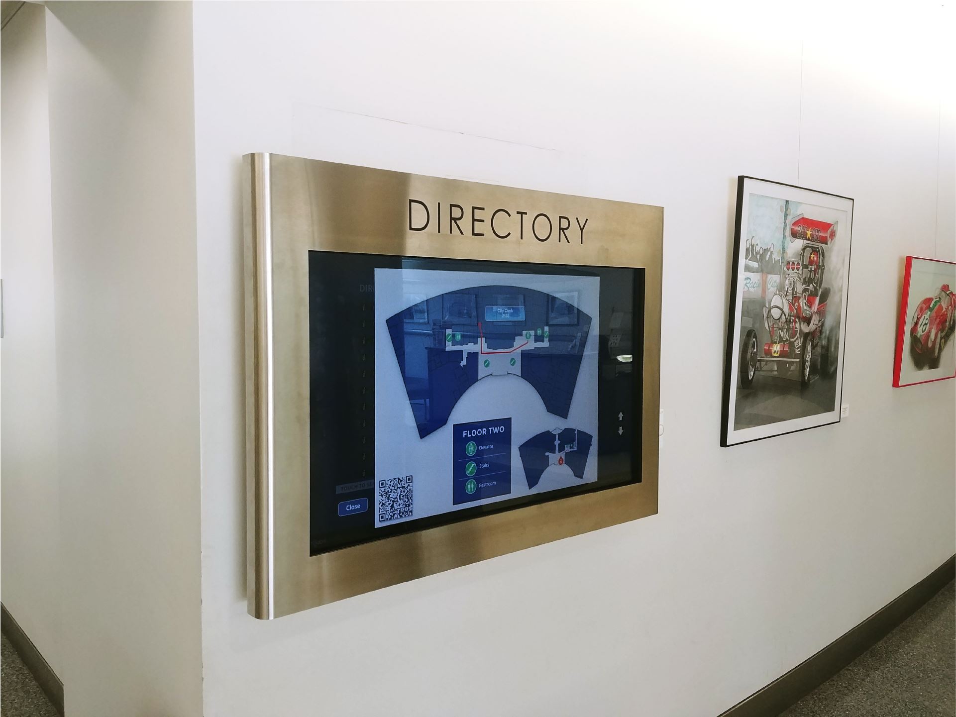 Directory Interactive Digital Signage