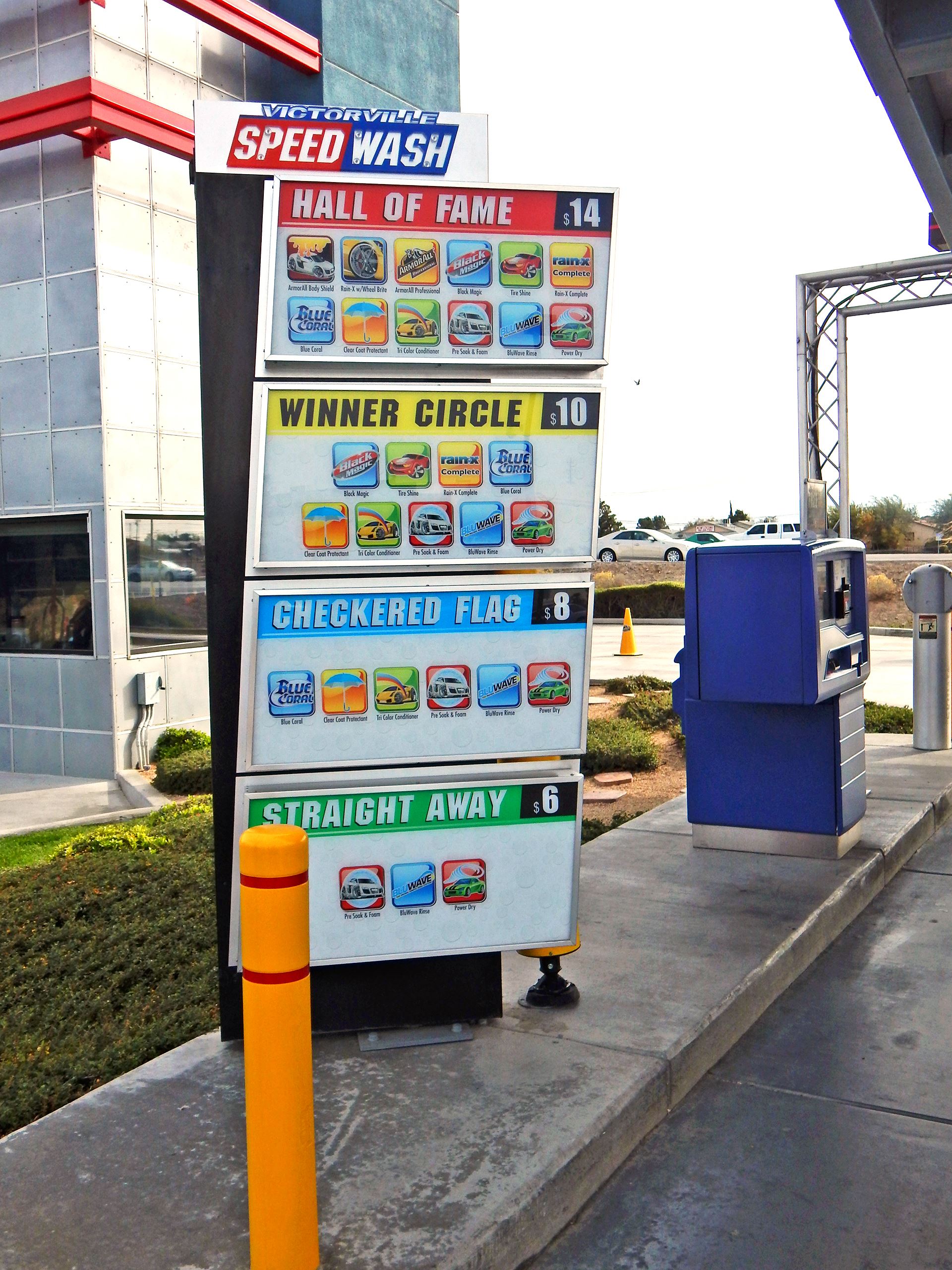 Illuminated Drive Thru Sign