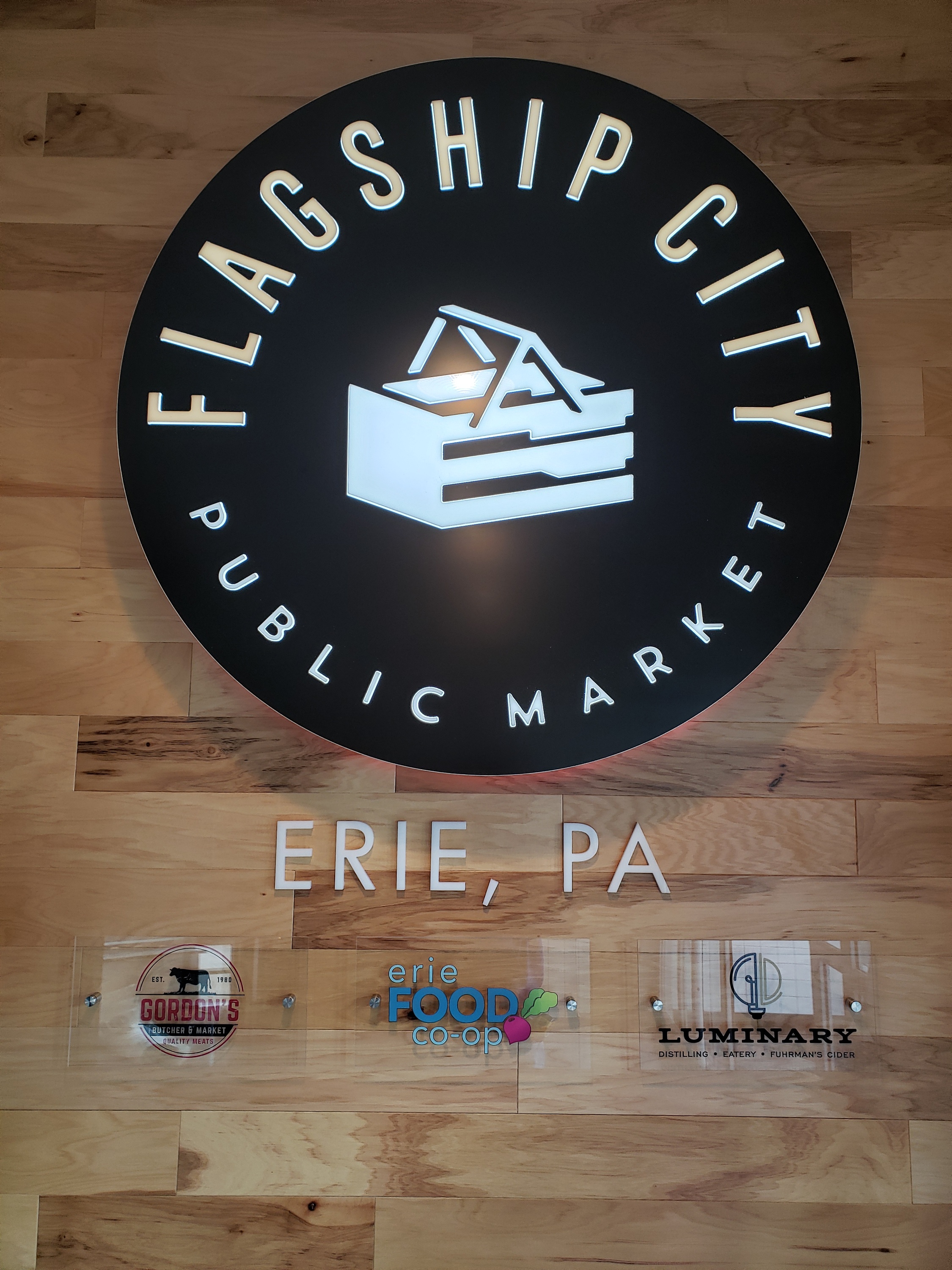 Flagship City Public Market Channel Letter