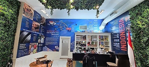 Custom wall graphics about Indonesia