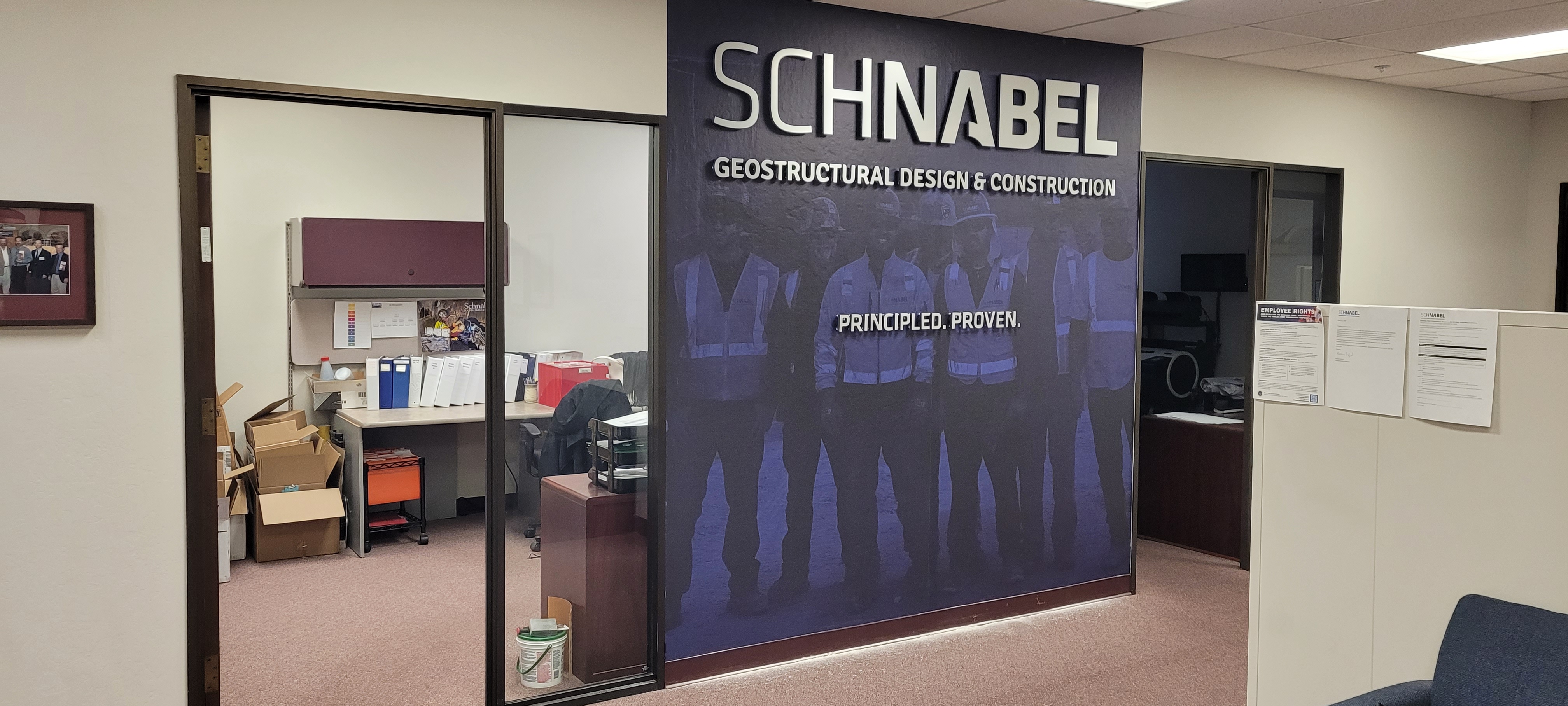 Wall Graphics With Dimensional Lettering