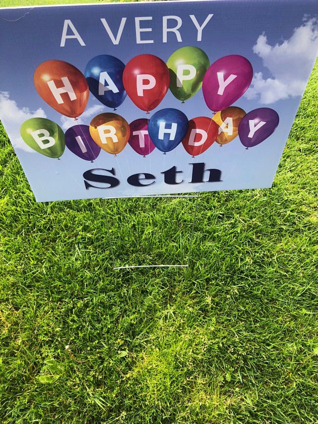 Birthday Yard Sign